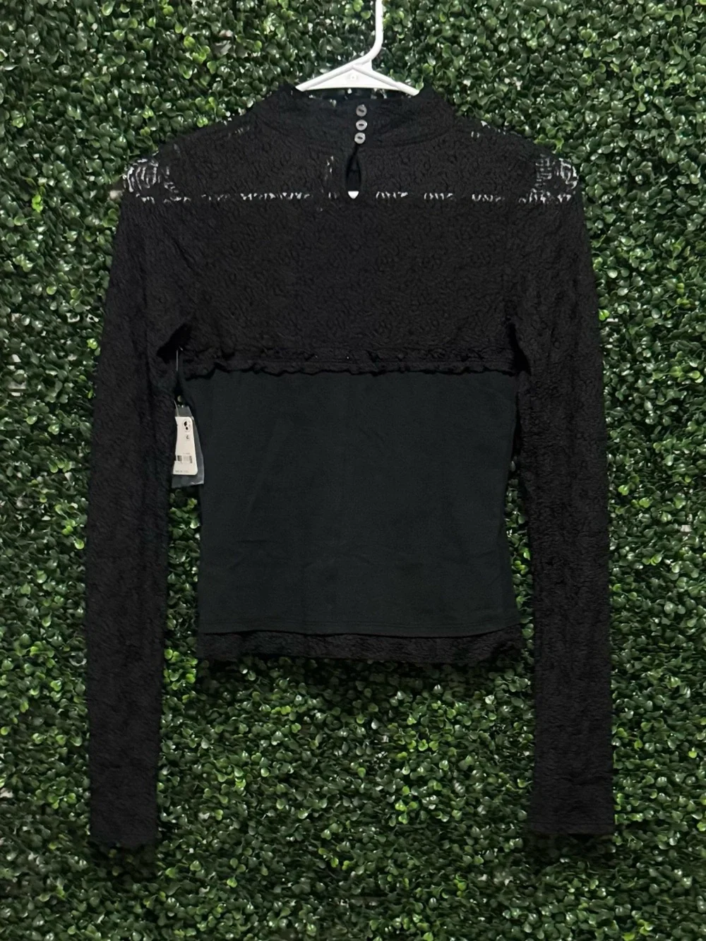 FREE PEOPLE Miya Lace Top